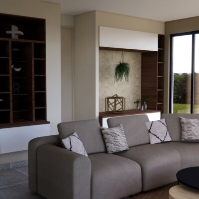 vue salon photoréaliste