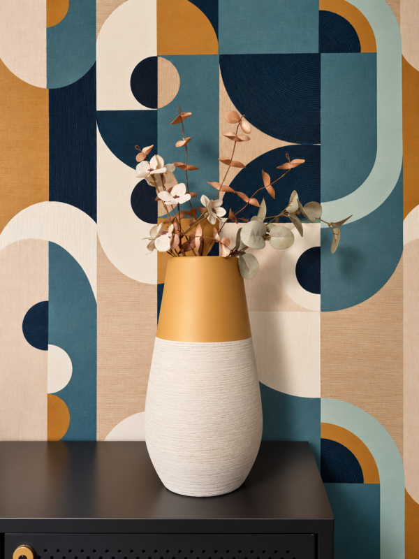 Jeu de formes, couleurs et textures dans un projet de décoration intérieure – VF Home Design